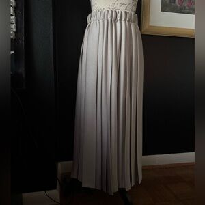 TIBI pleated midi skirt